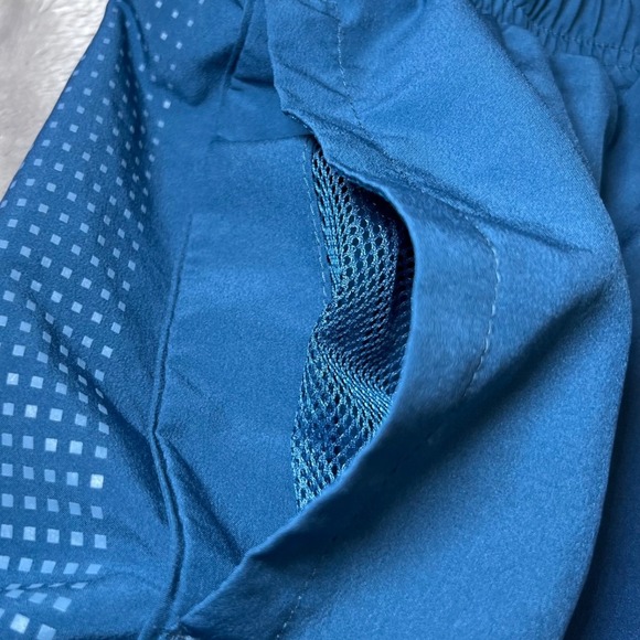 Under Armour Mens Size Medium HeatGear Athletic Shorts Blue Loose Fit Pockets - Picture 7 of 13